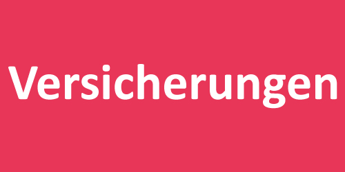 Tierversicherungen Schild
